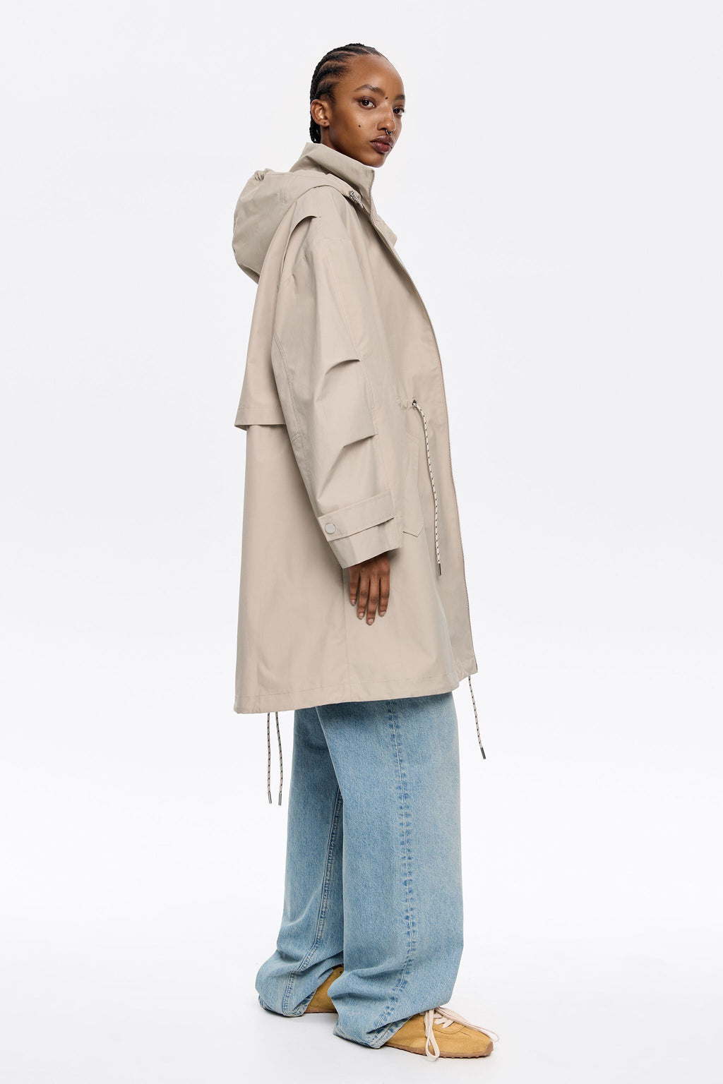 Stone A-line trench