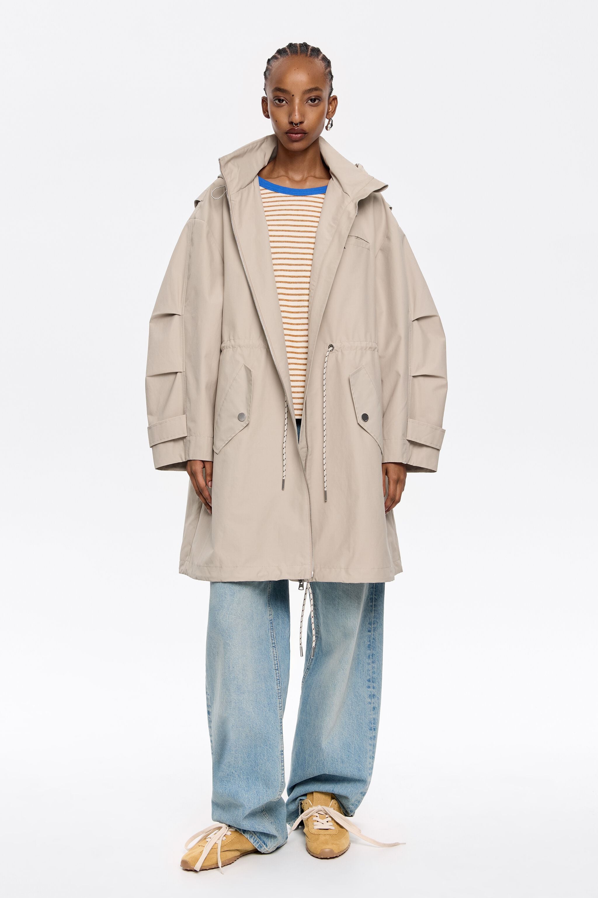 Stone A-line trench