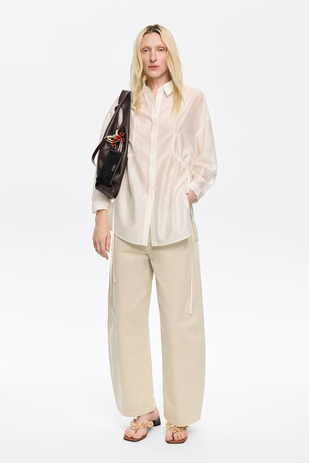 Ivory adjustable shirt