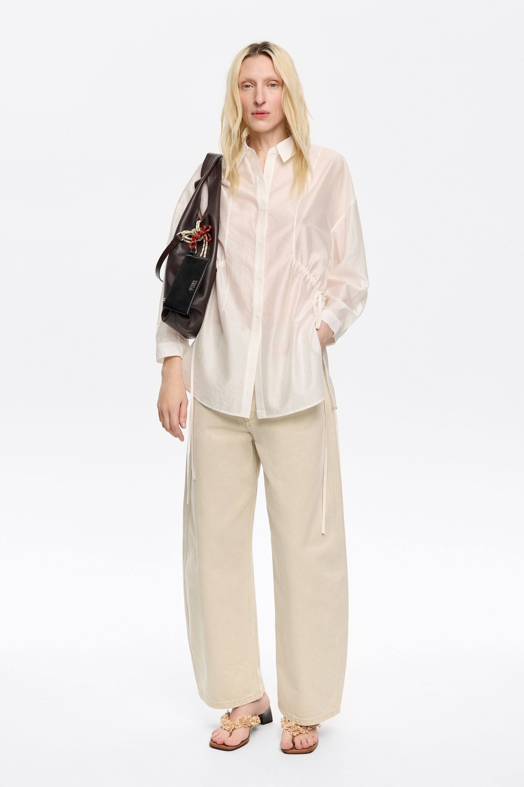 Ivory adjustable shirt
