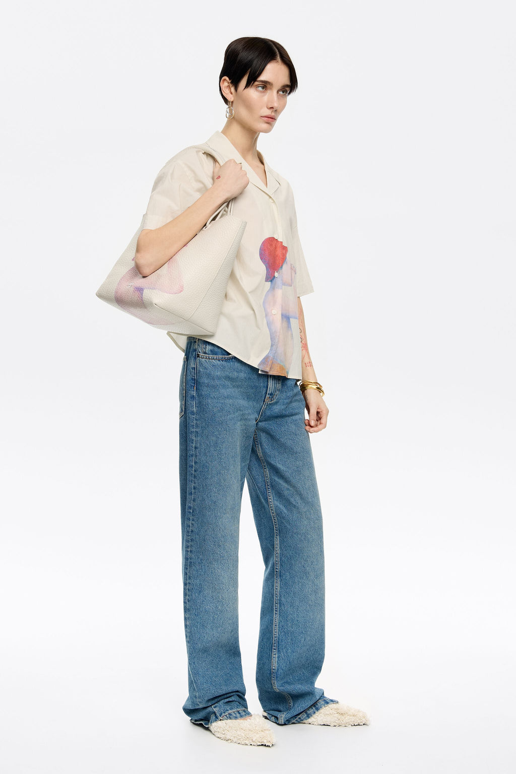 Straight printed shirt