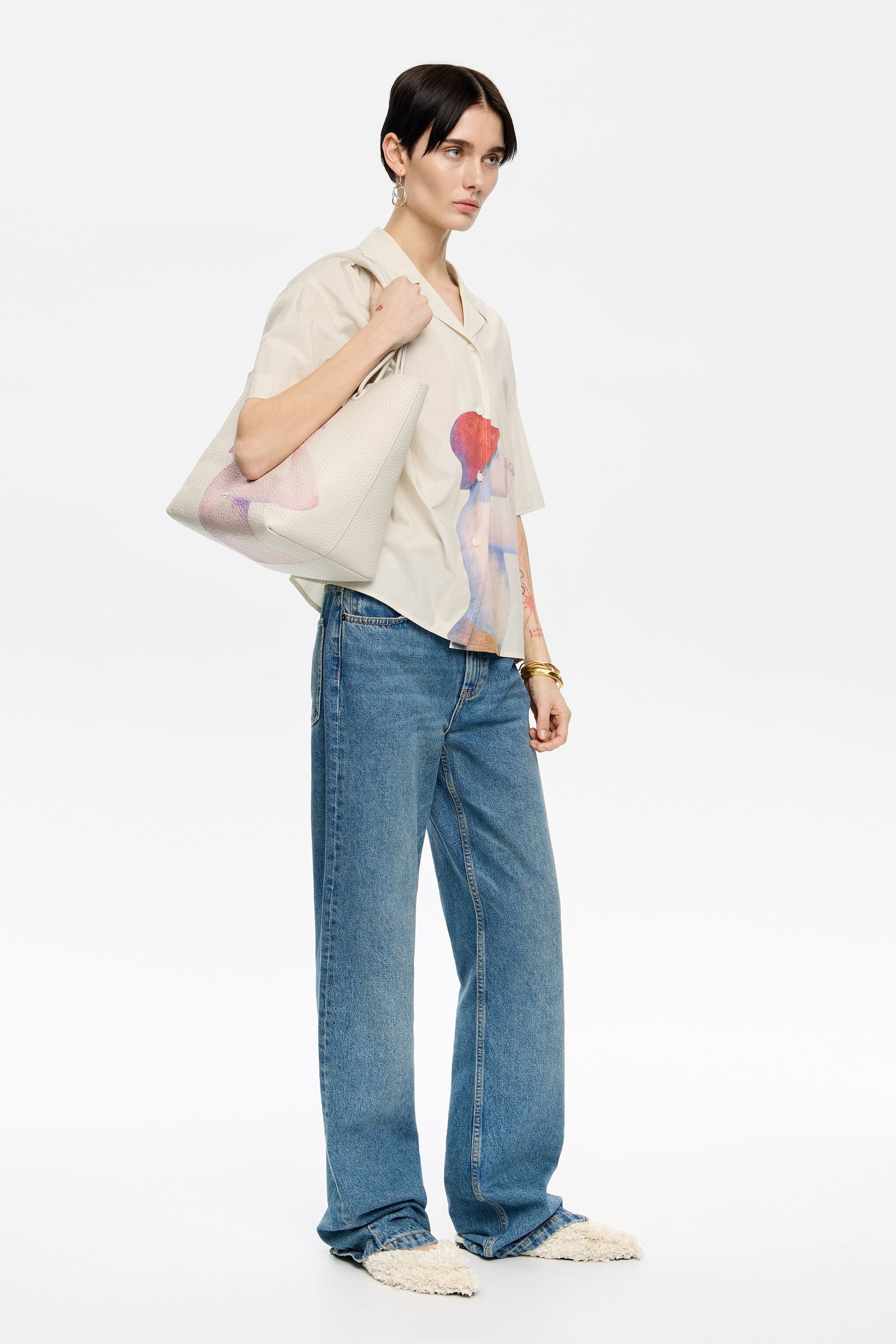 Straight printed shirt