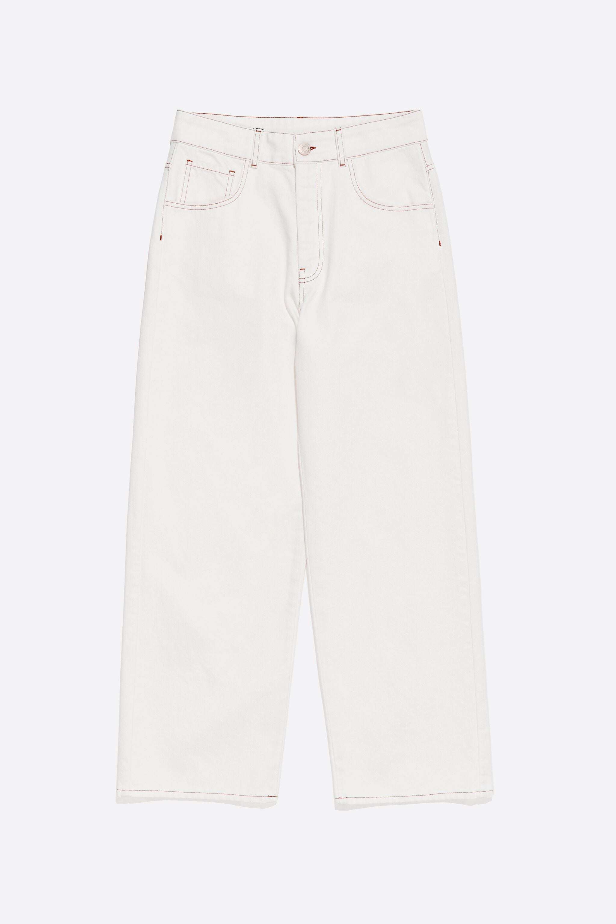 WIDE LEG - White jeans