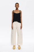 BARREL - Ecru jeans
