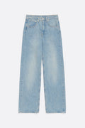WIDE LEG - Light blue jeans