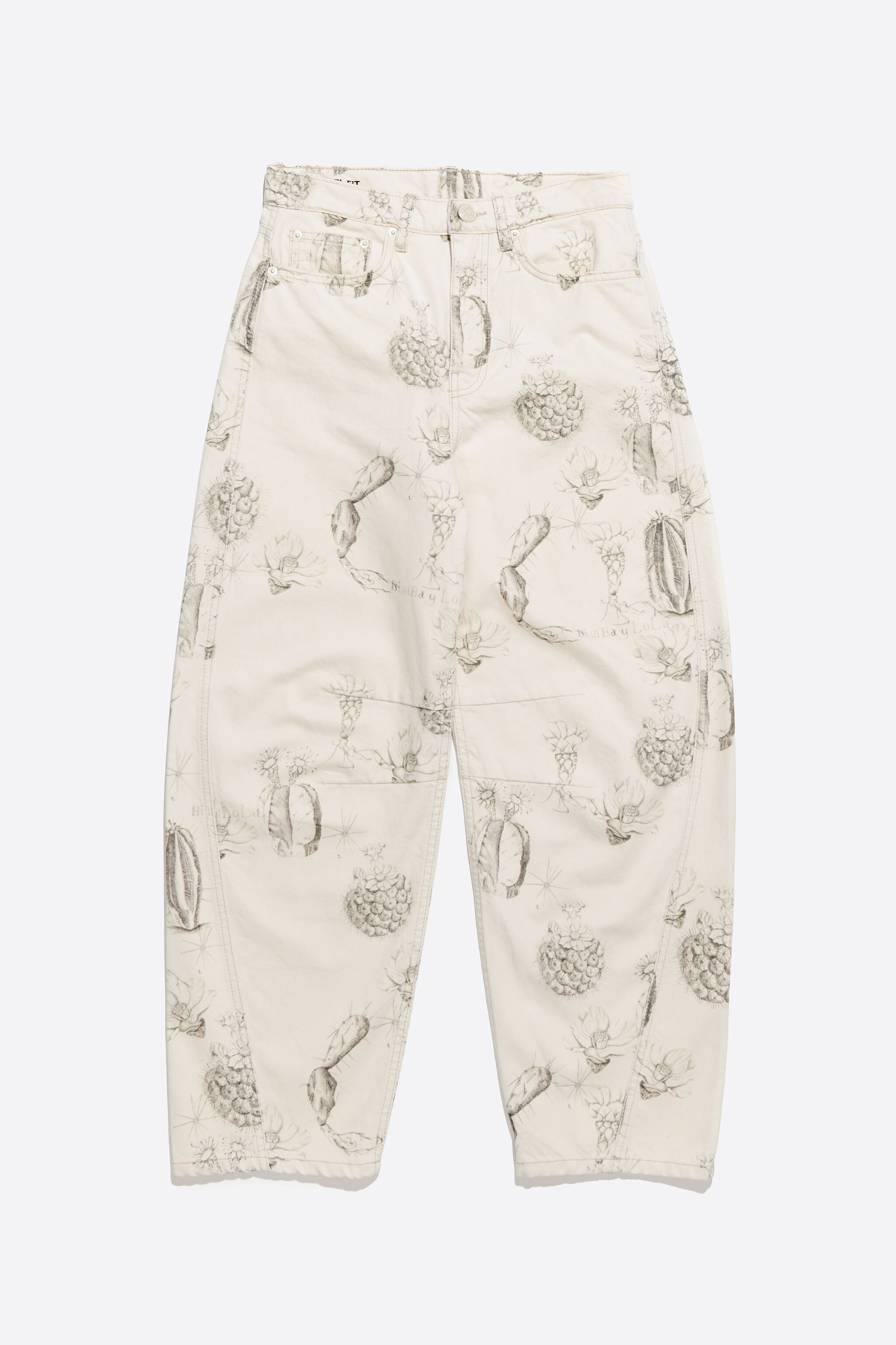 BARREL - White Cactus Lápiz jeans