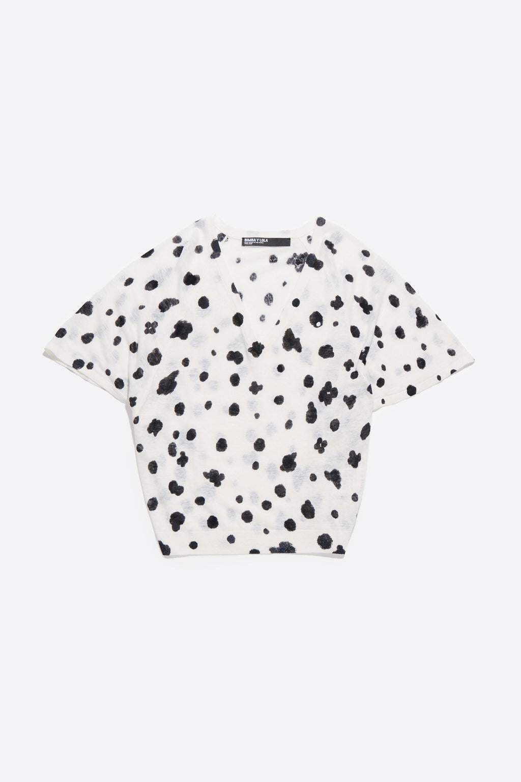 Ivory Graindots linen sweater