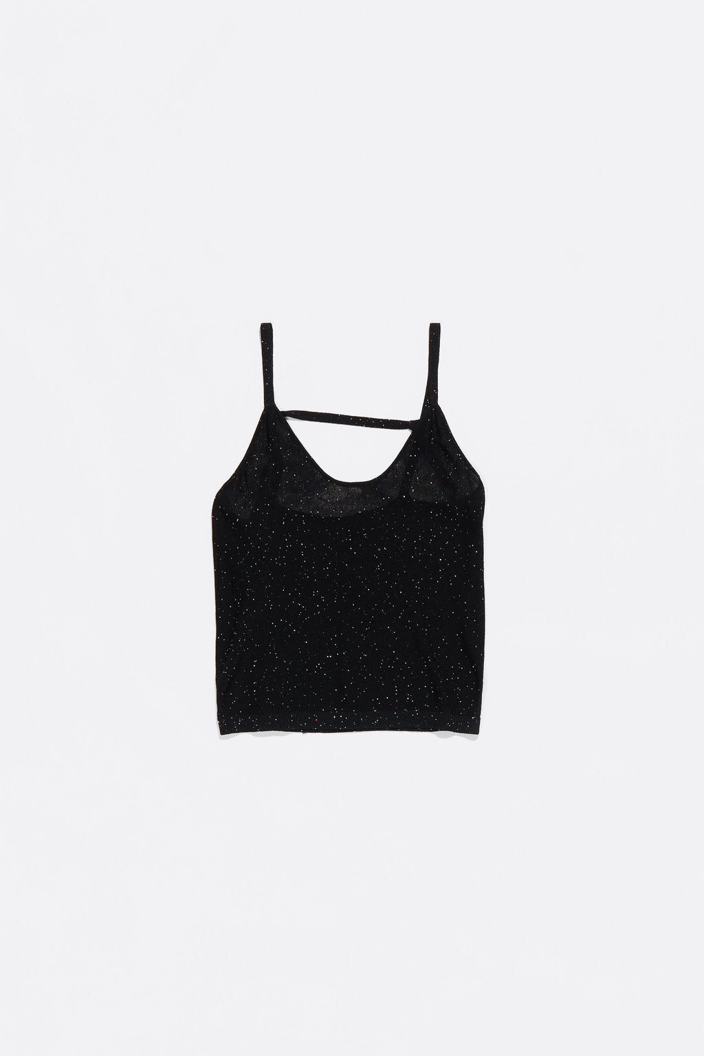 Black knit top
