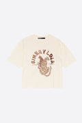 White logo t-shirt