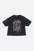 Oversize black logo T-shirt