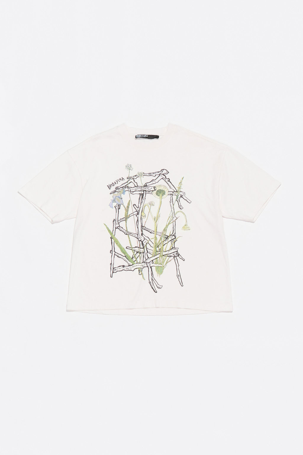 White oversize logo T-shirt