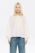 Ivory cotton T-shirt