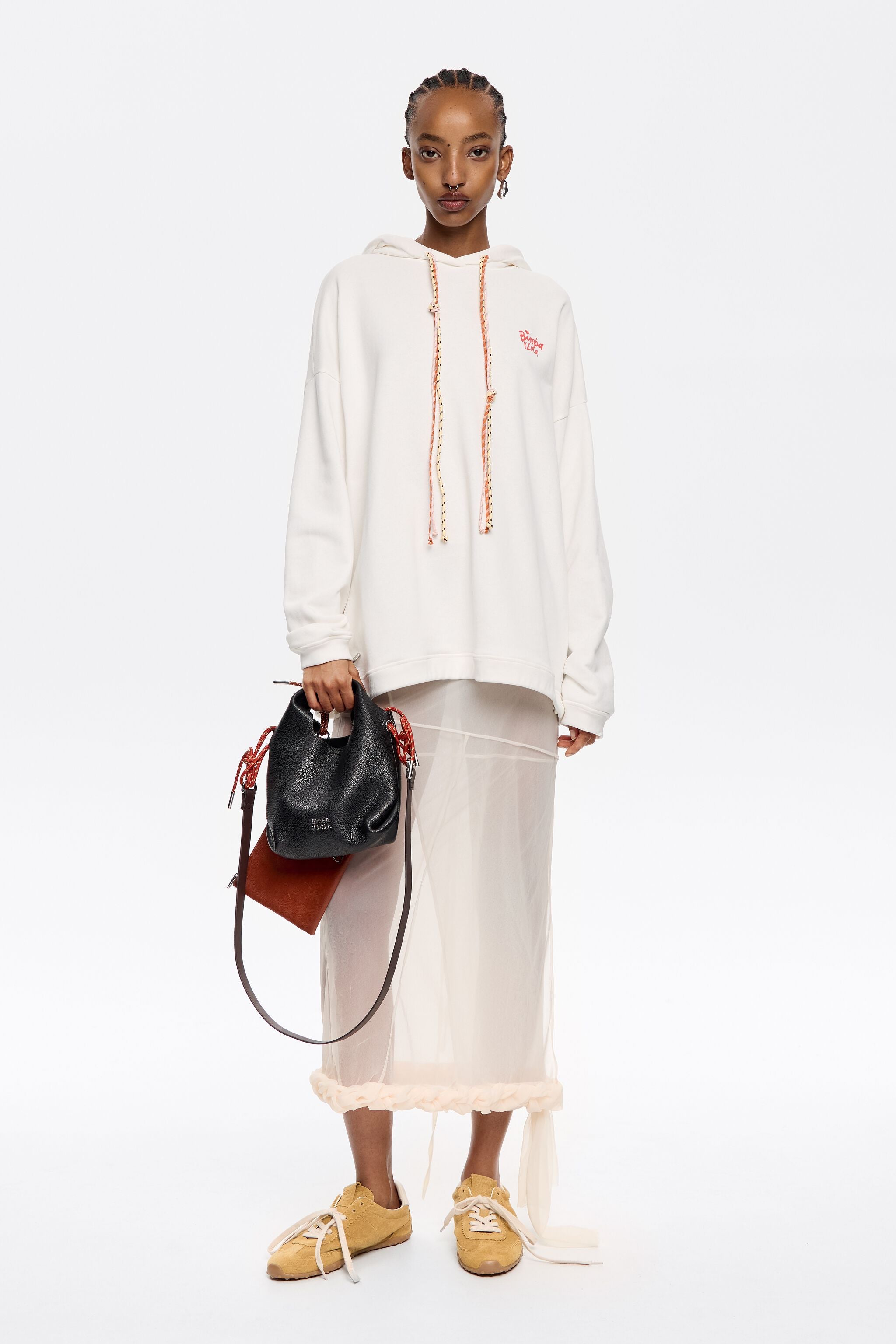 White logo sweatshirt