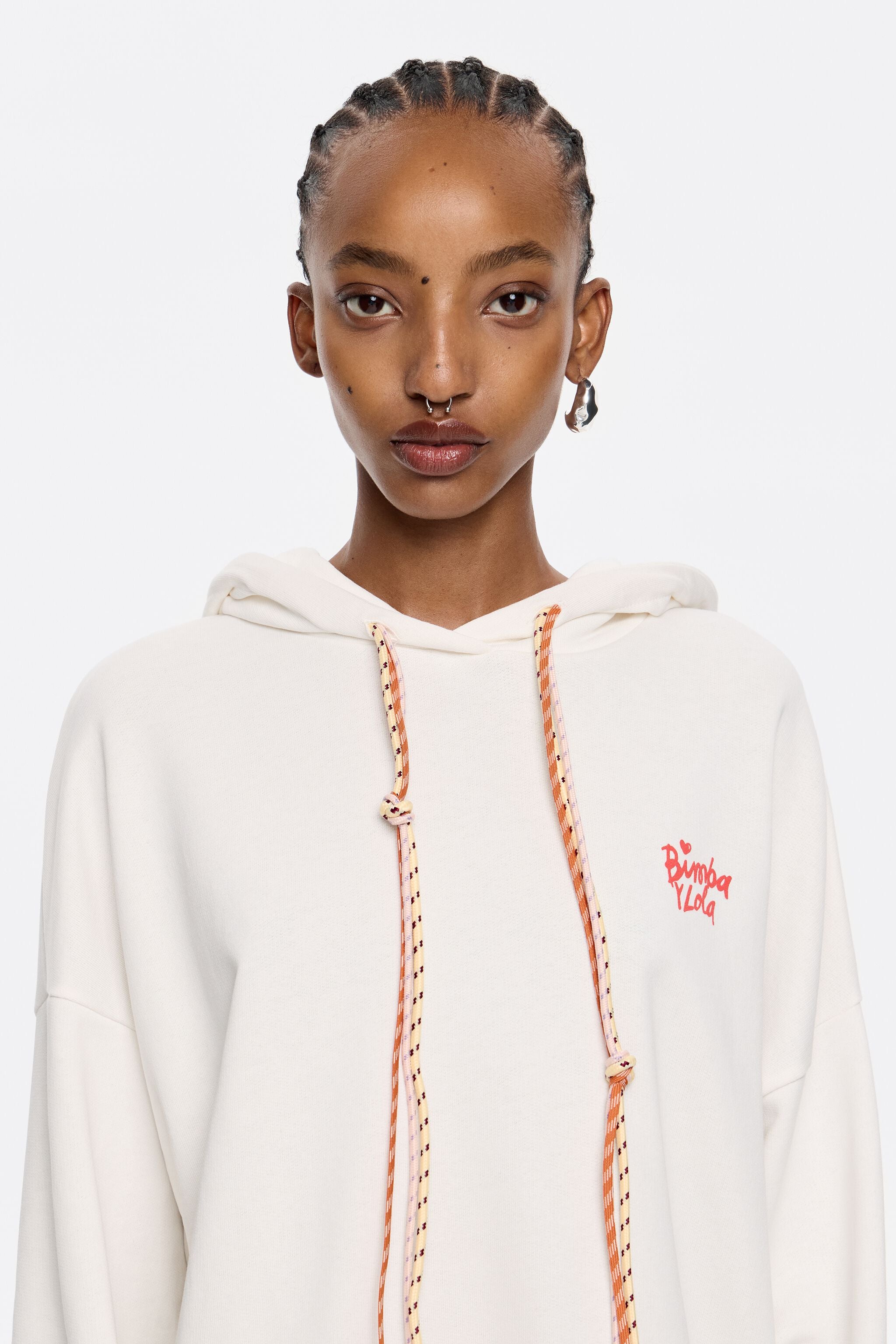 White logo sweatshirt