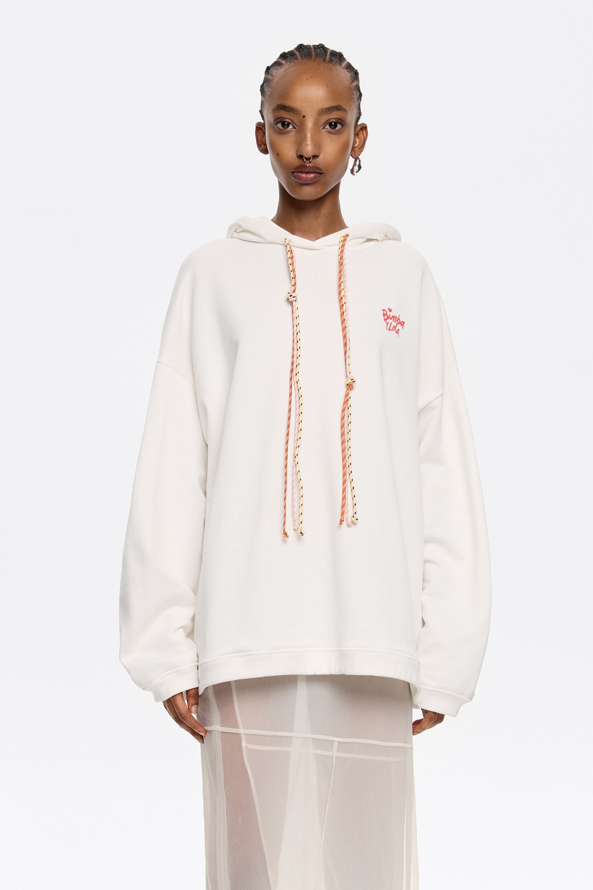 White logo sweatshirt