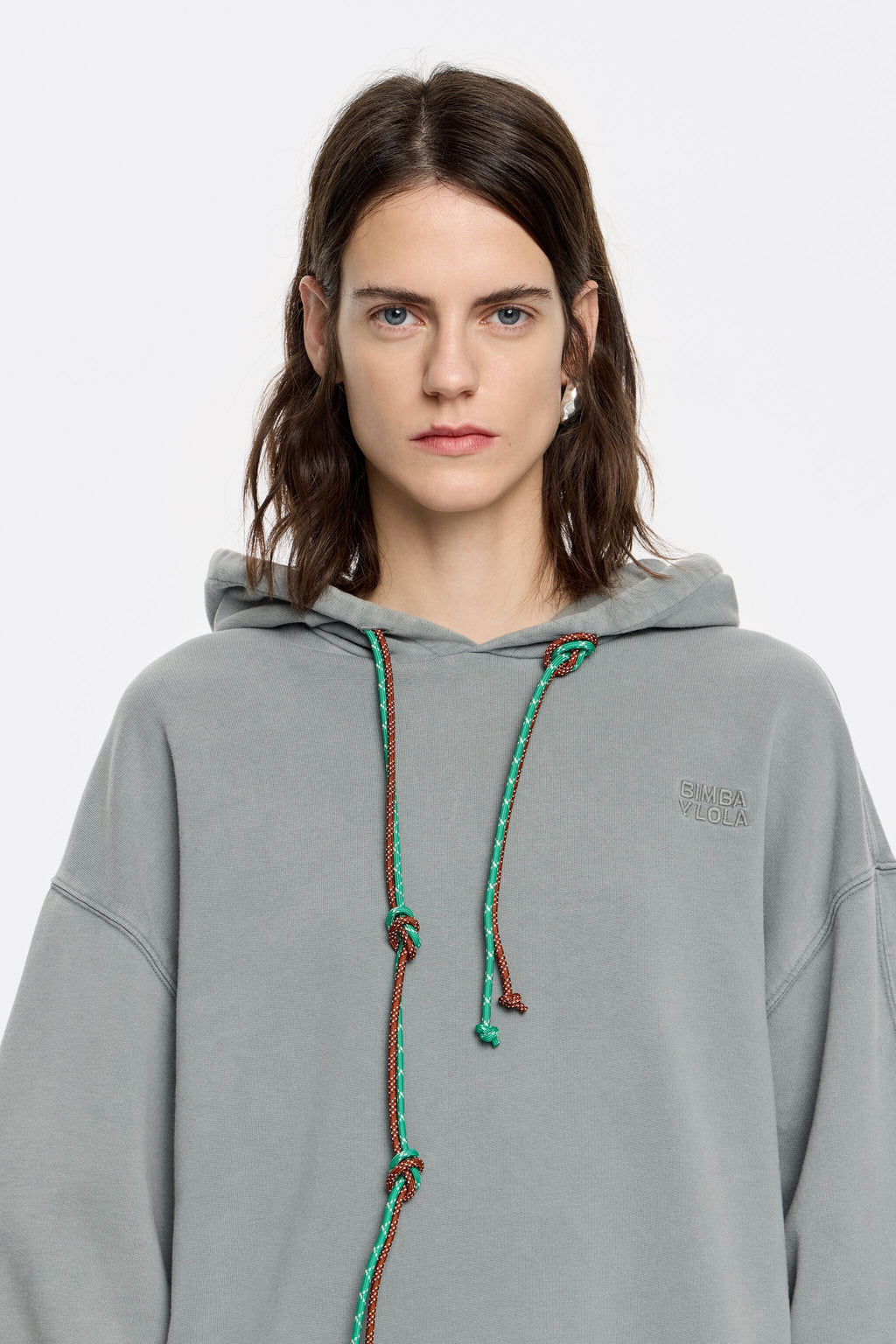 Powder green logo sweatshirt