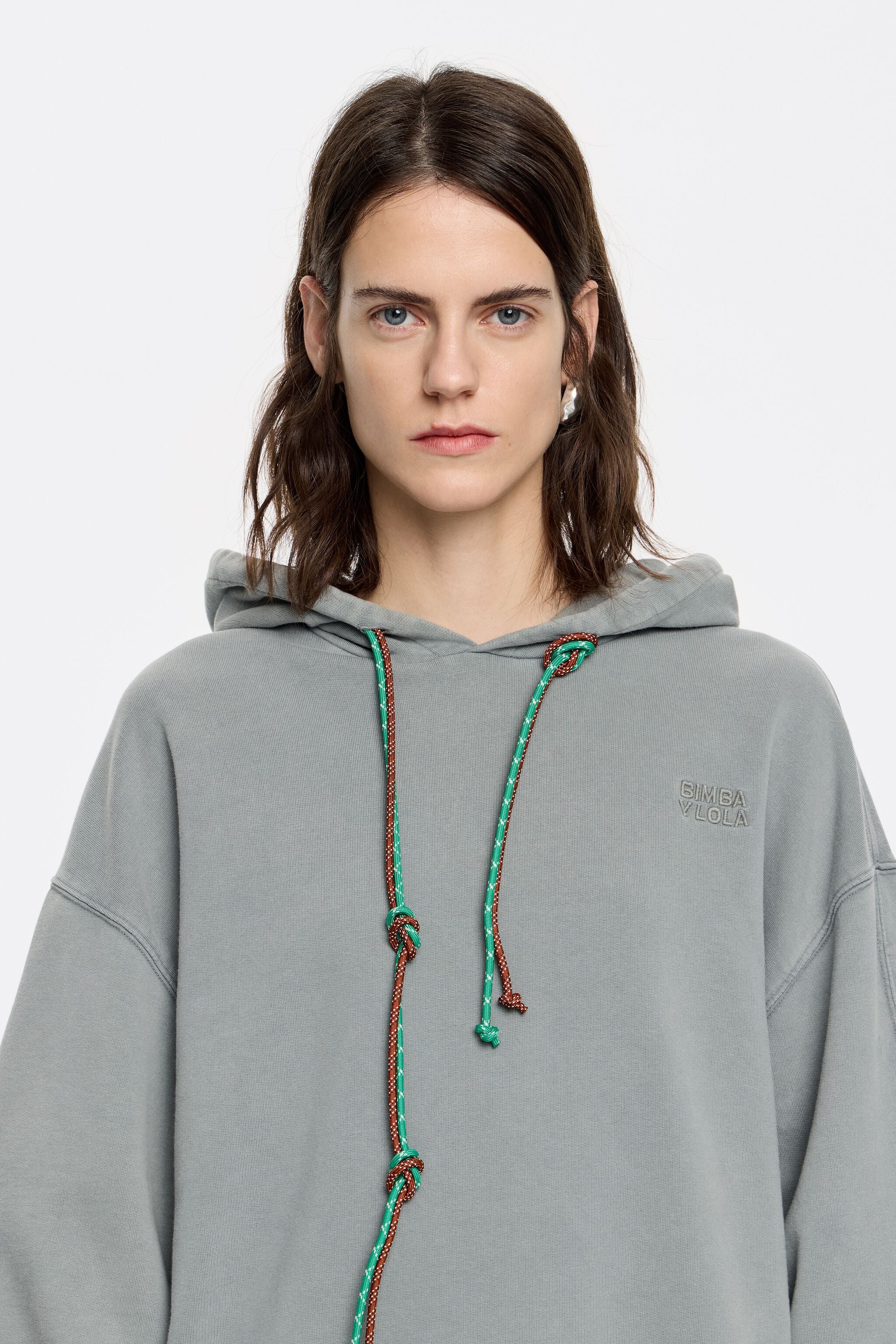 Powder green logo sweatshirt