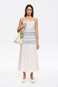 White smocked dress