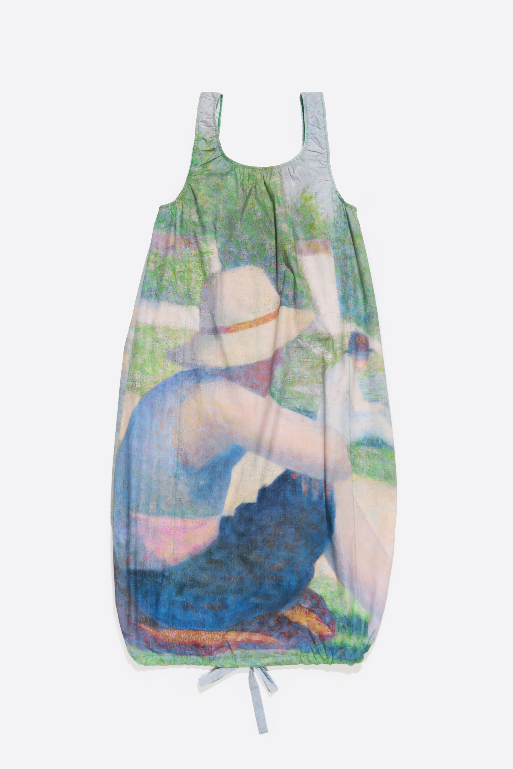 Cotton ruched dress