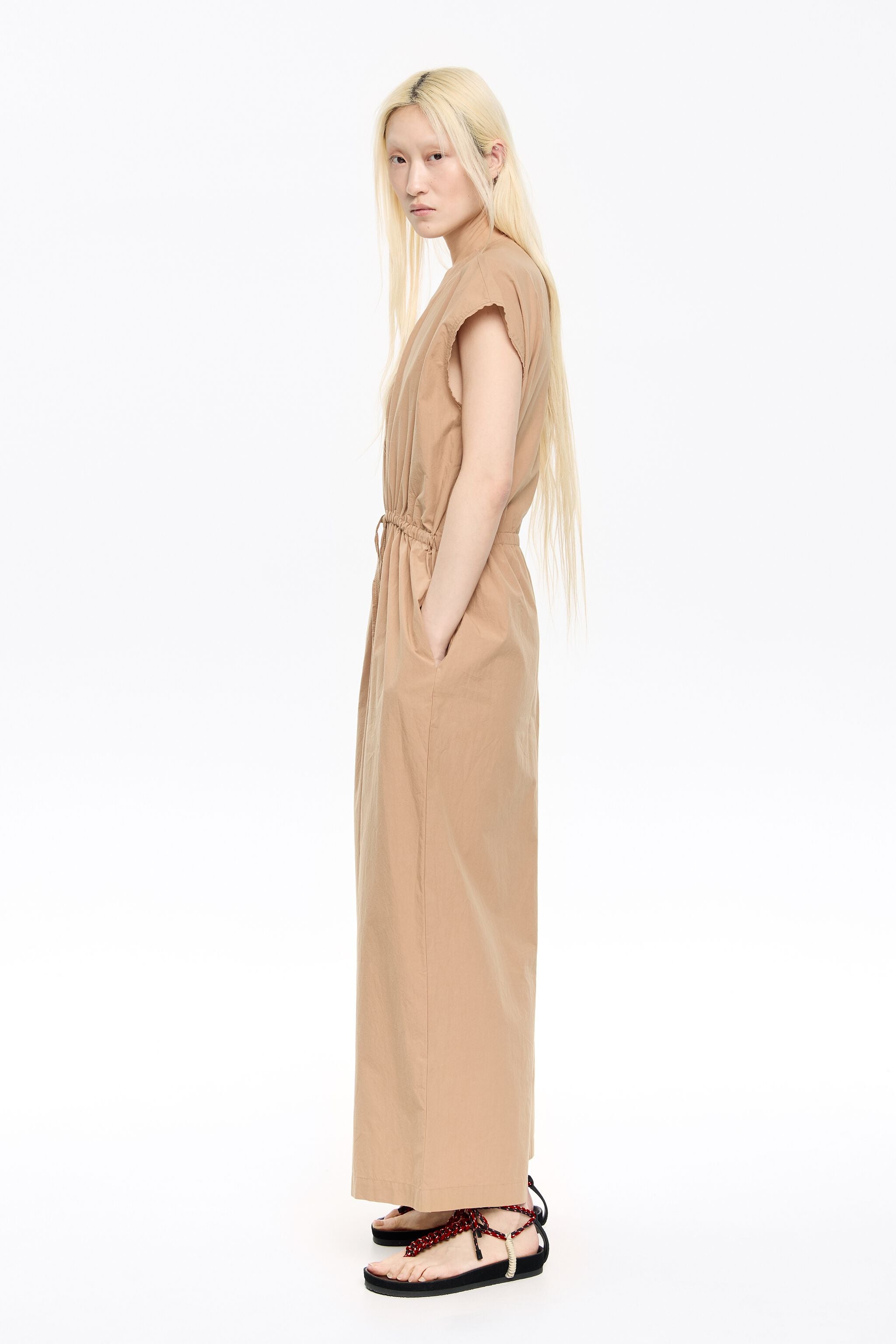 Camel jumpsuit