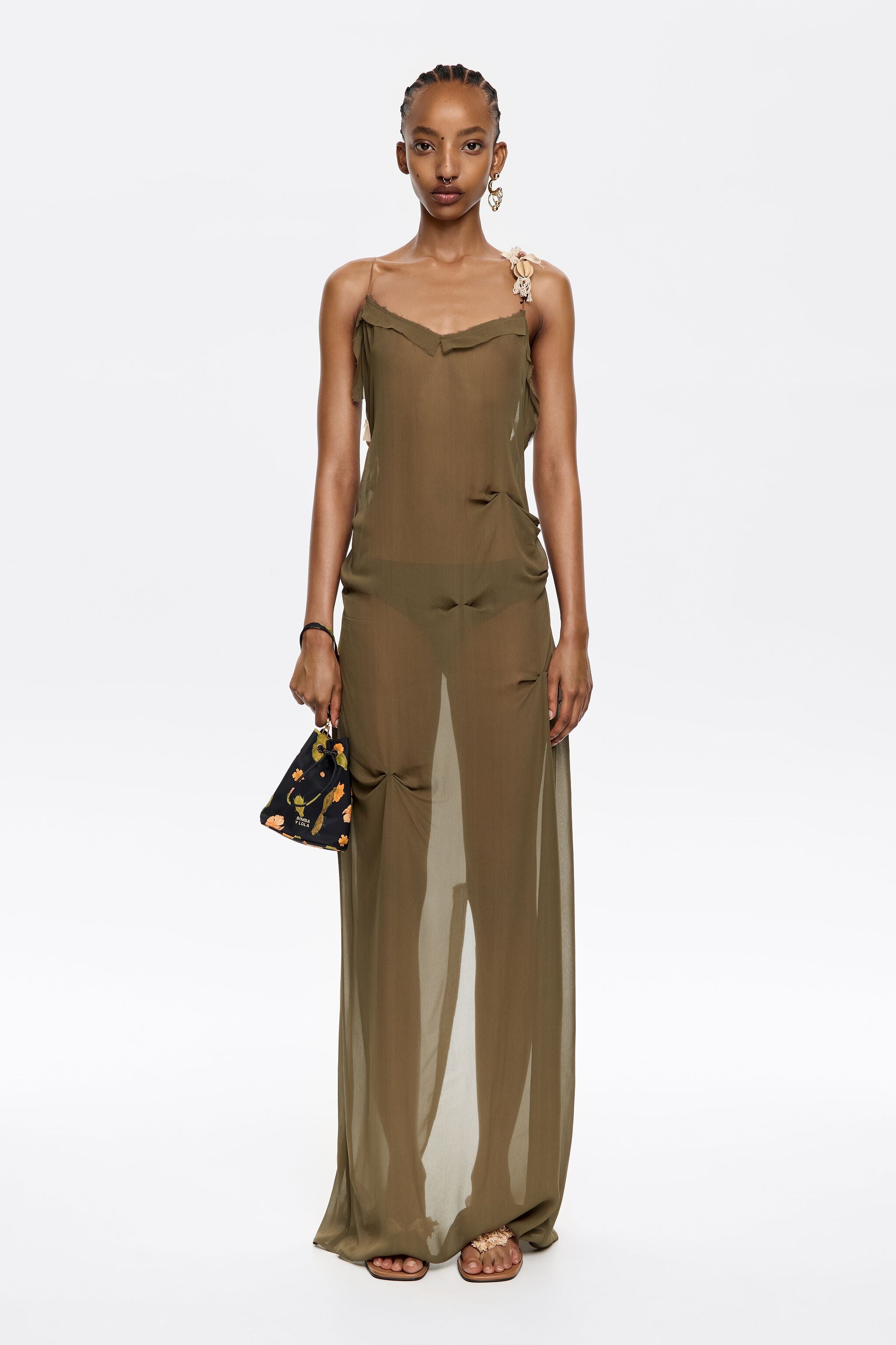 Long khaki dress
