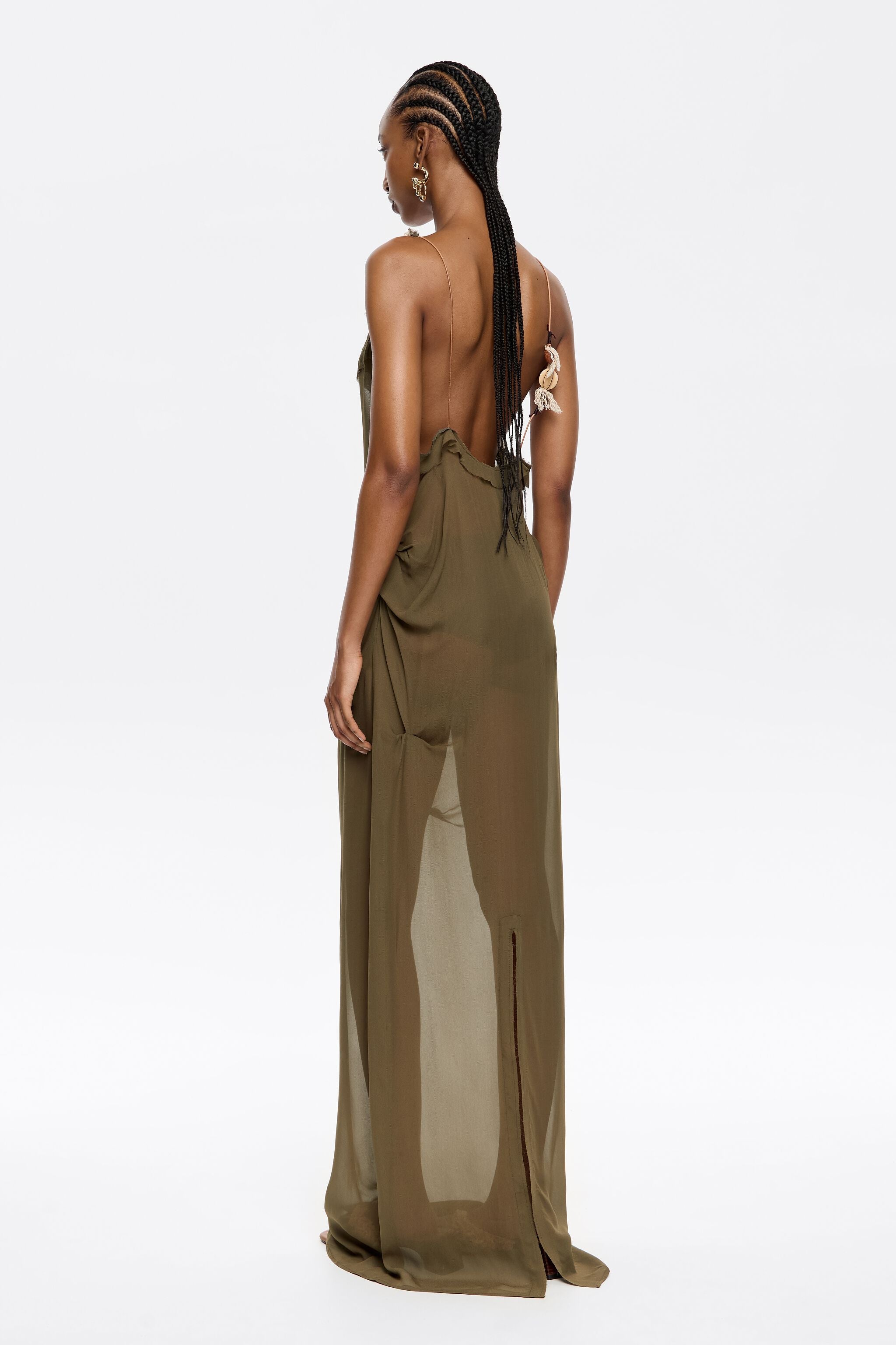 Long khaki dress