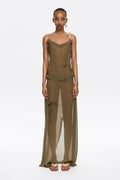 Long khaki dress
