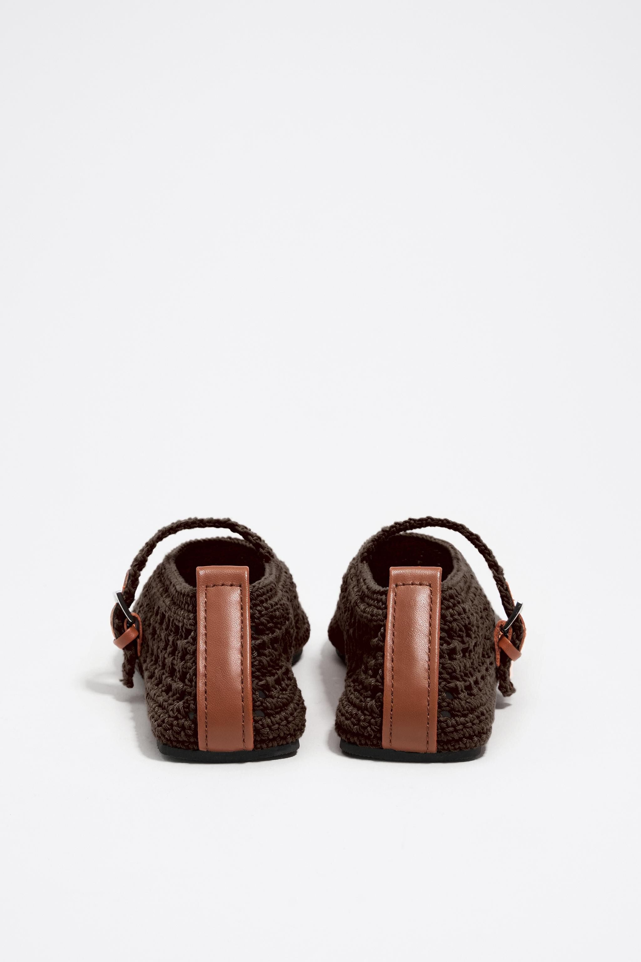 Chocolate crochet ballerina
