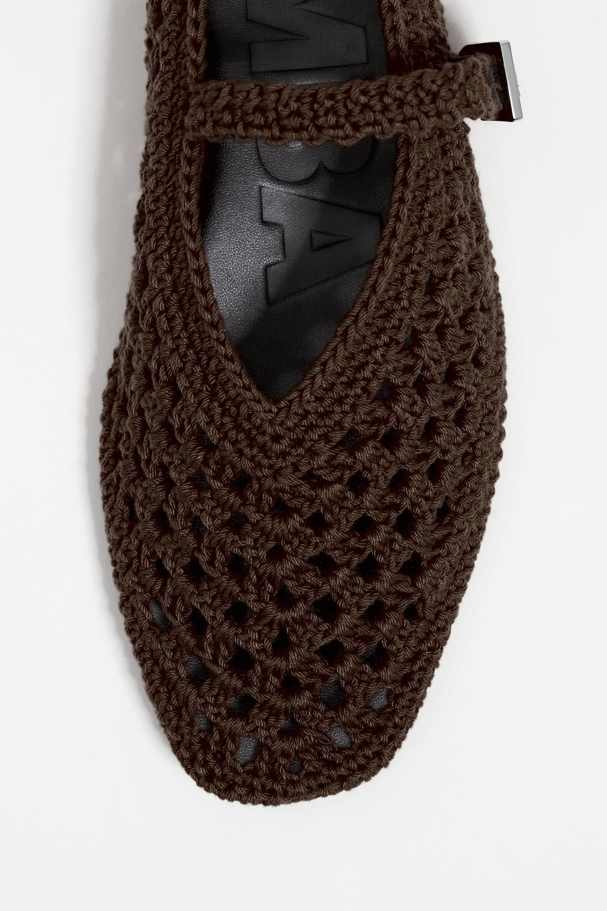 Chocolate crochet ballerina