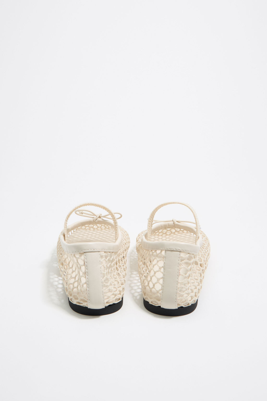 White mesh ballerina