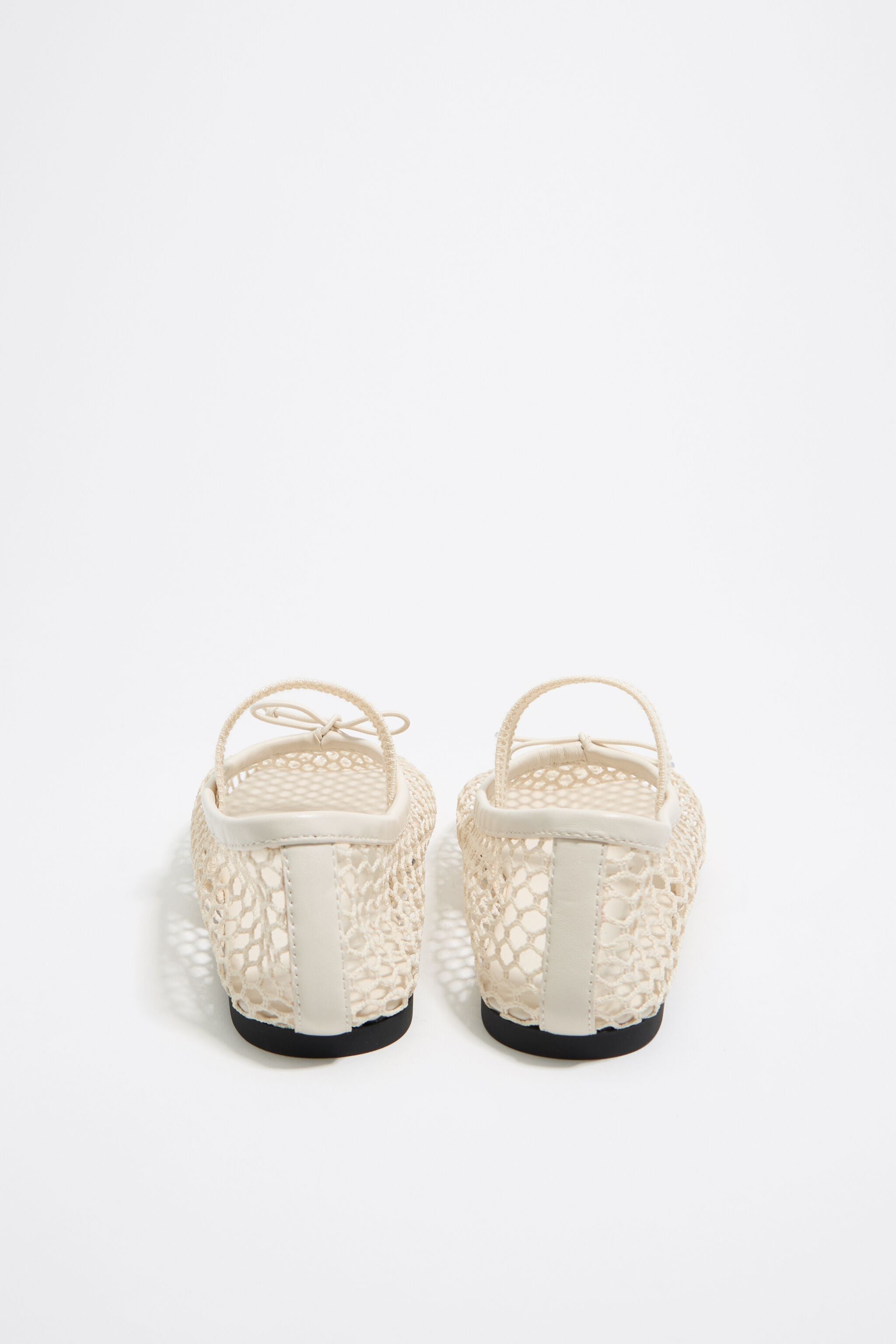 White mesh ballerina