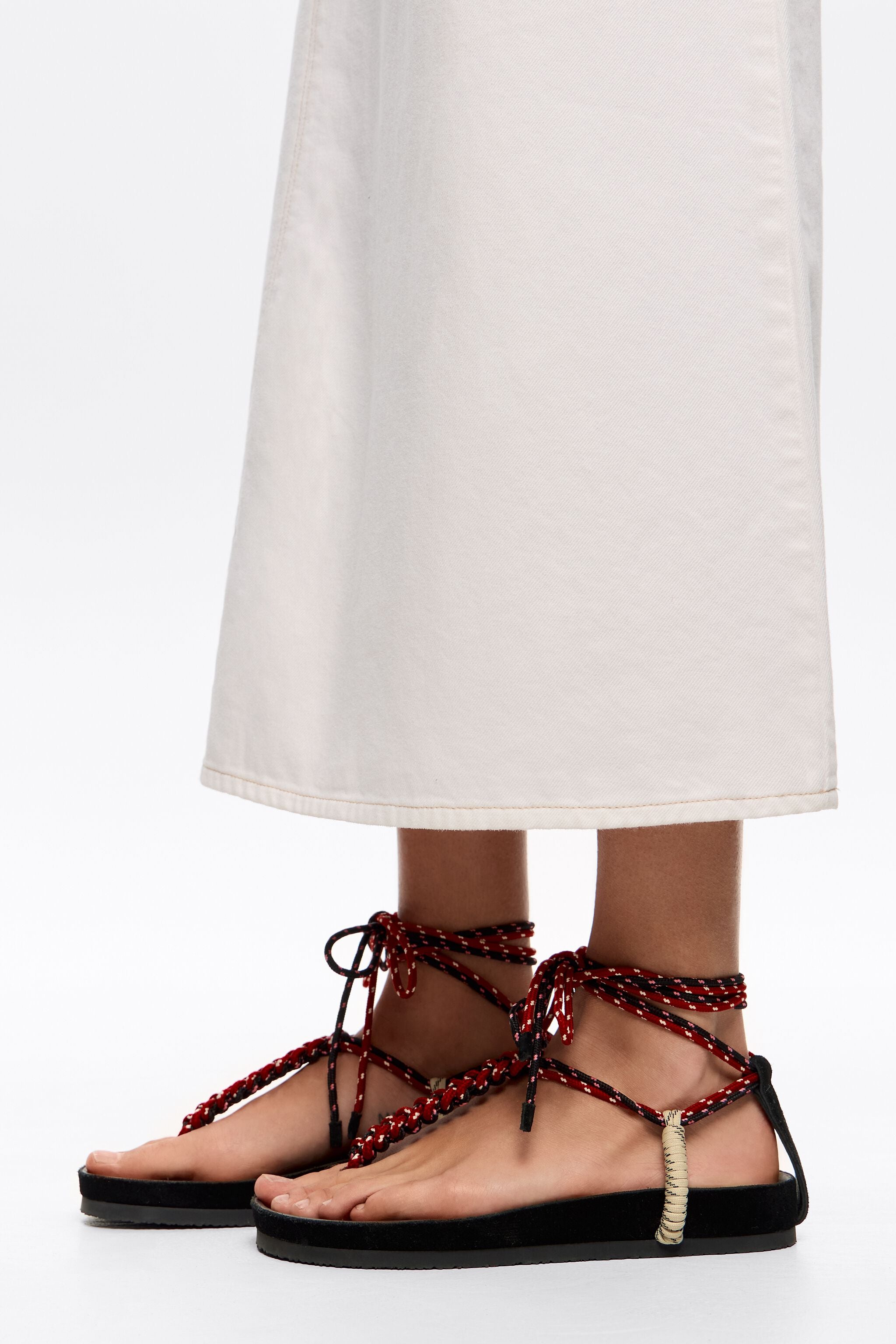 Rope footbed sandal