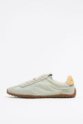 Aquamarine suede and technical fabric 13 29 sneaker