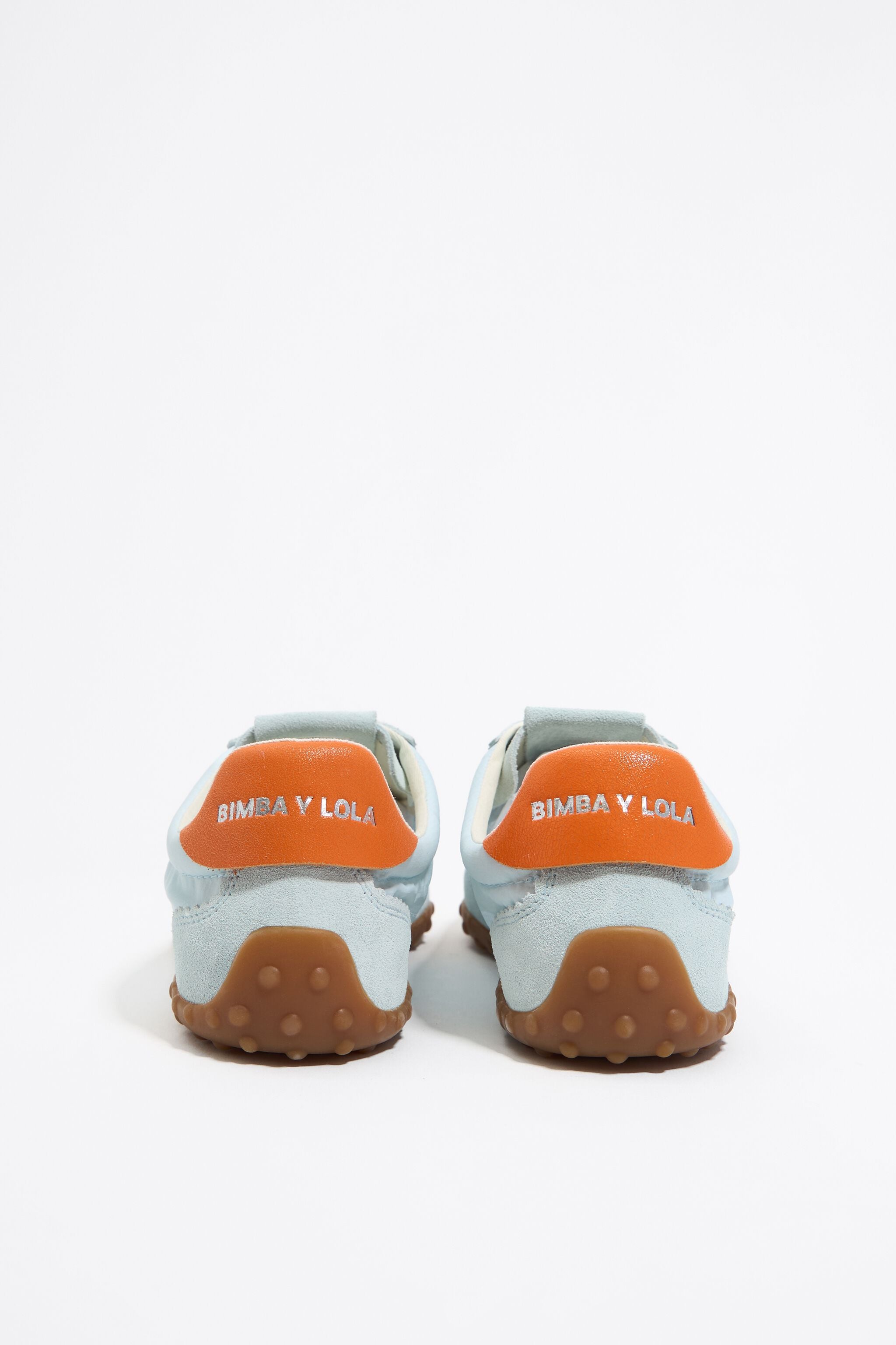 Blue suede and technical fabric 13 29 sneaker