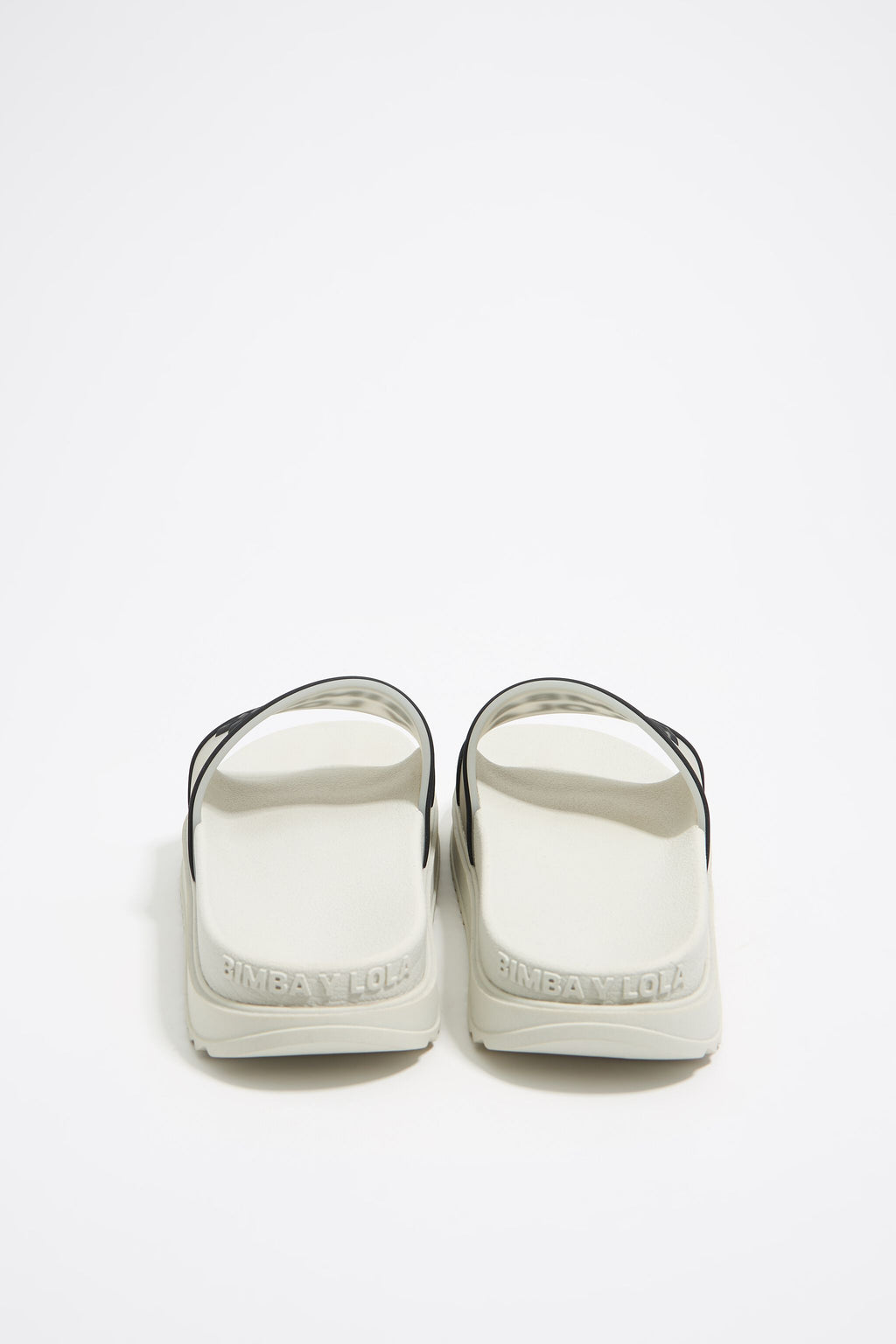 White platform slider