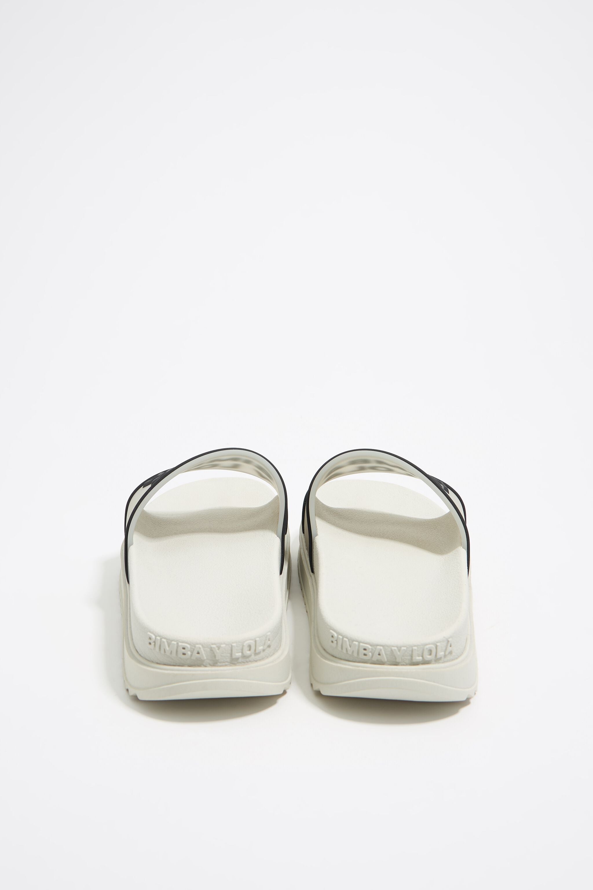 White platform slider