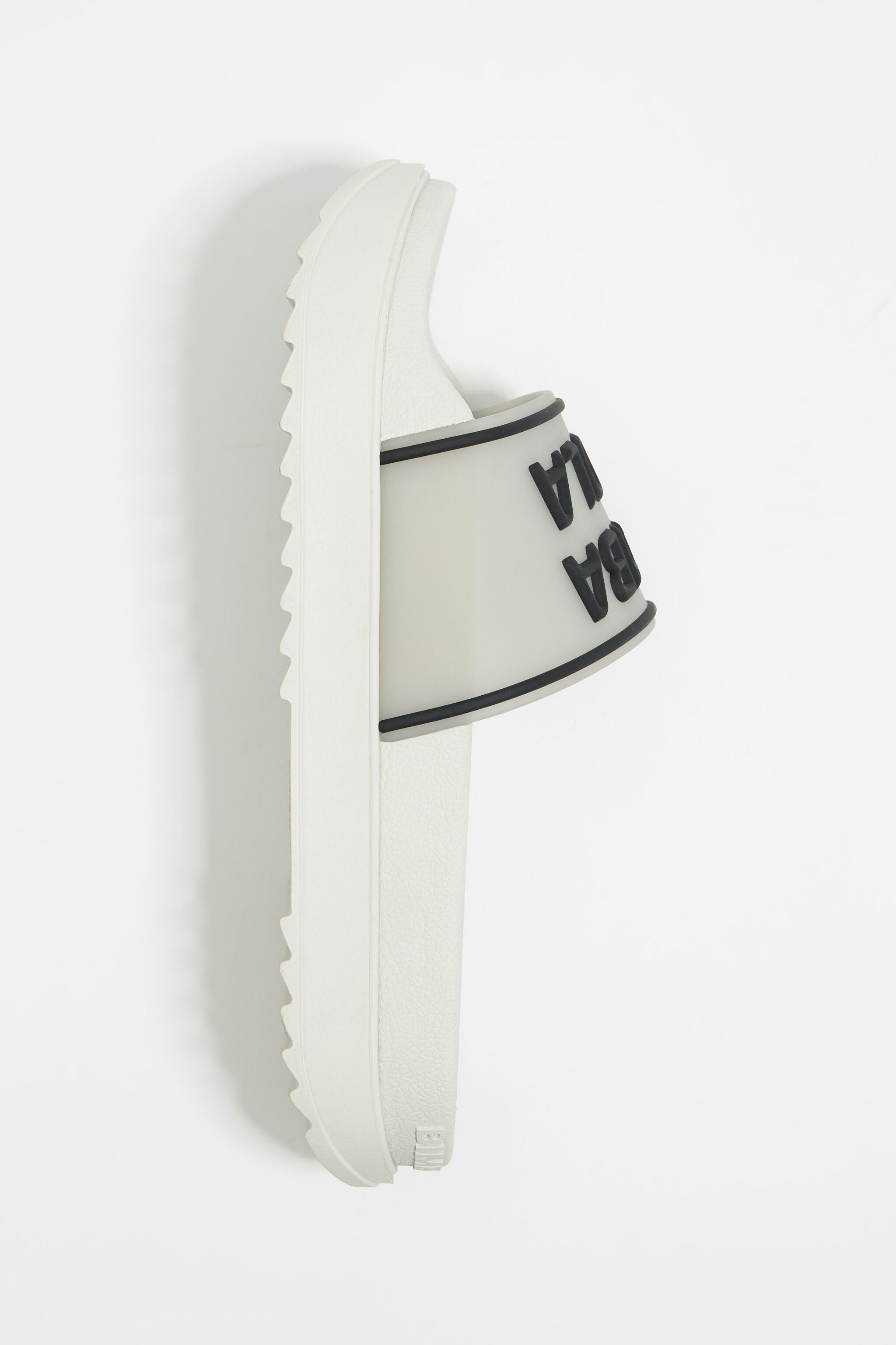 White platform slider
