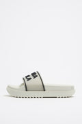 White platform slider