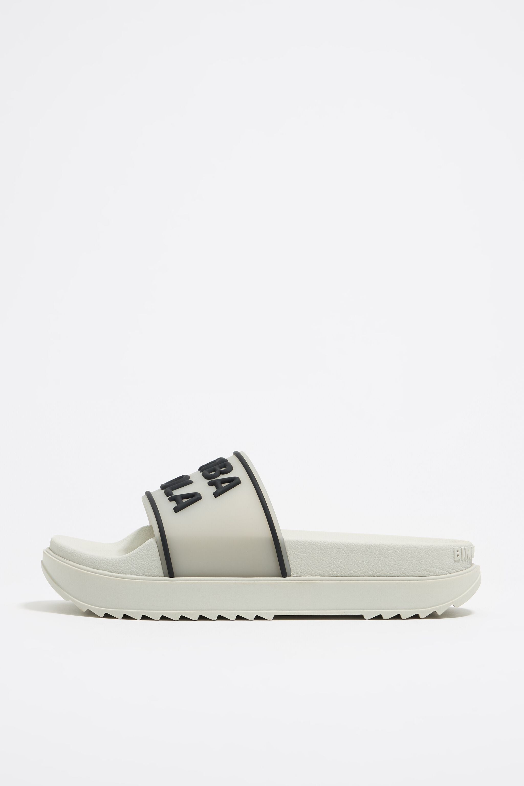 White platform slider
