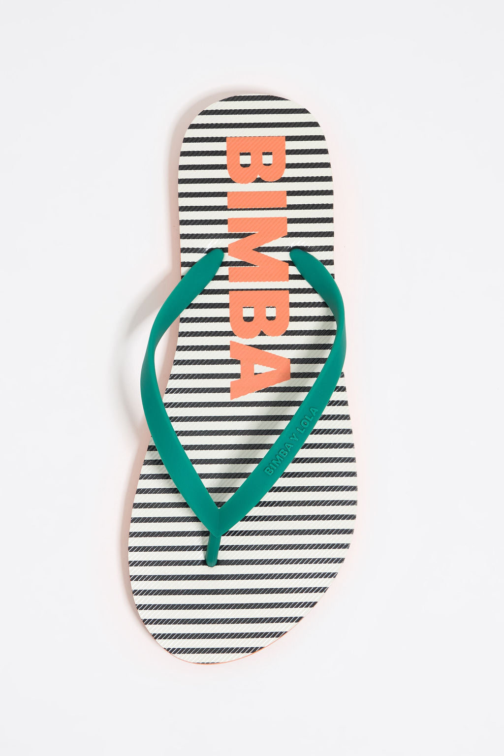 Striped flip-flop