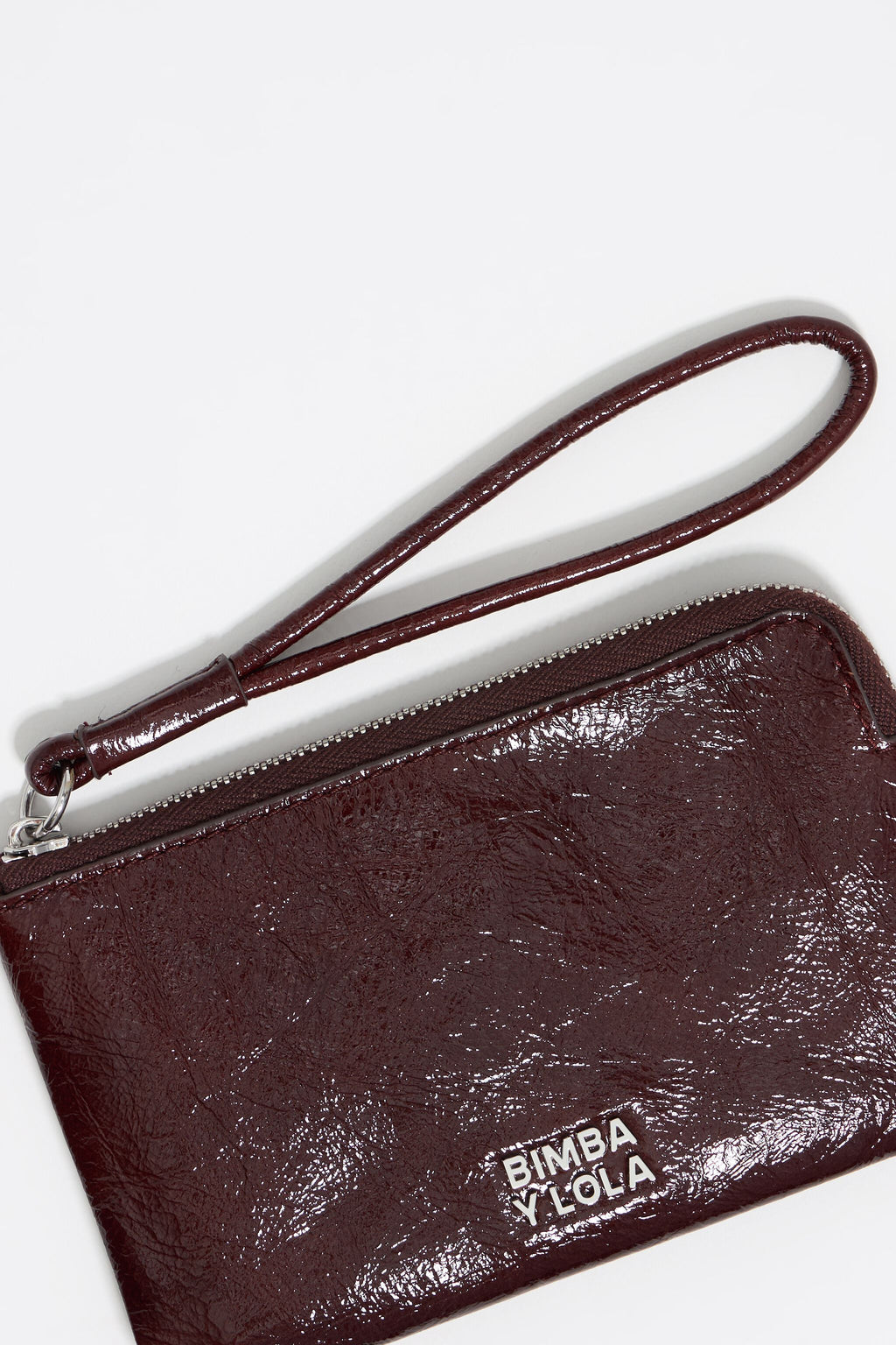 Small chestnut leather coin purse