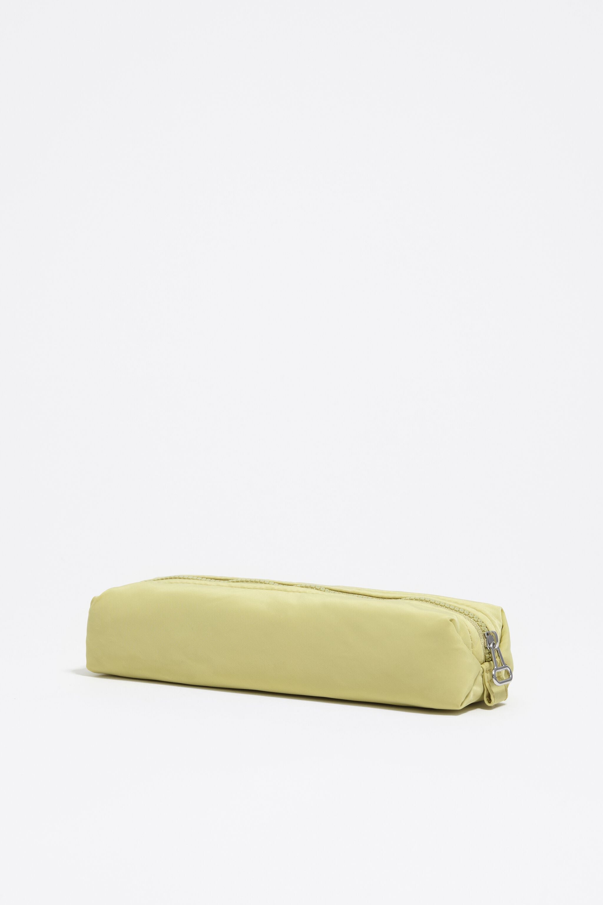 Pale lime nylon make-up case