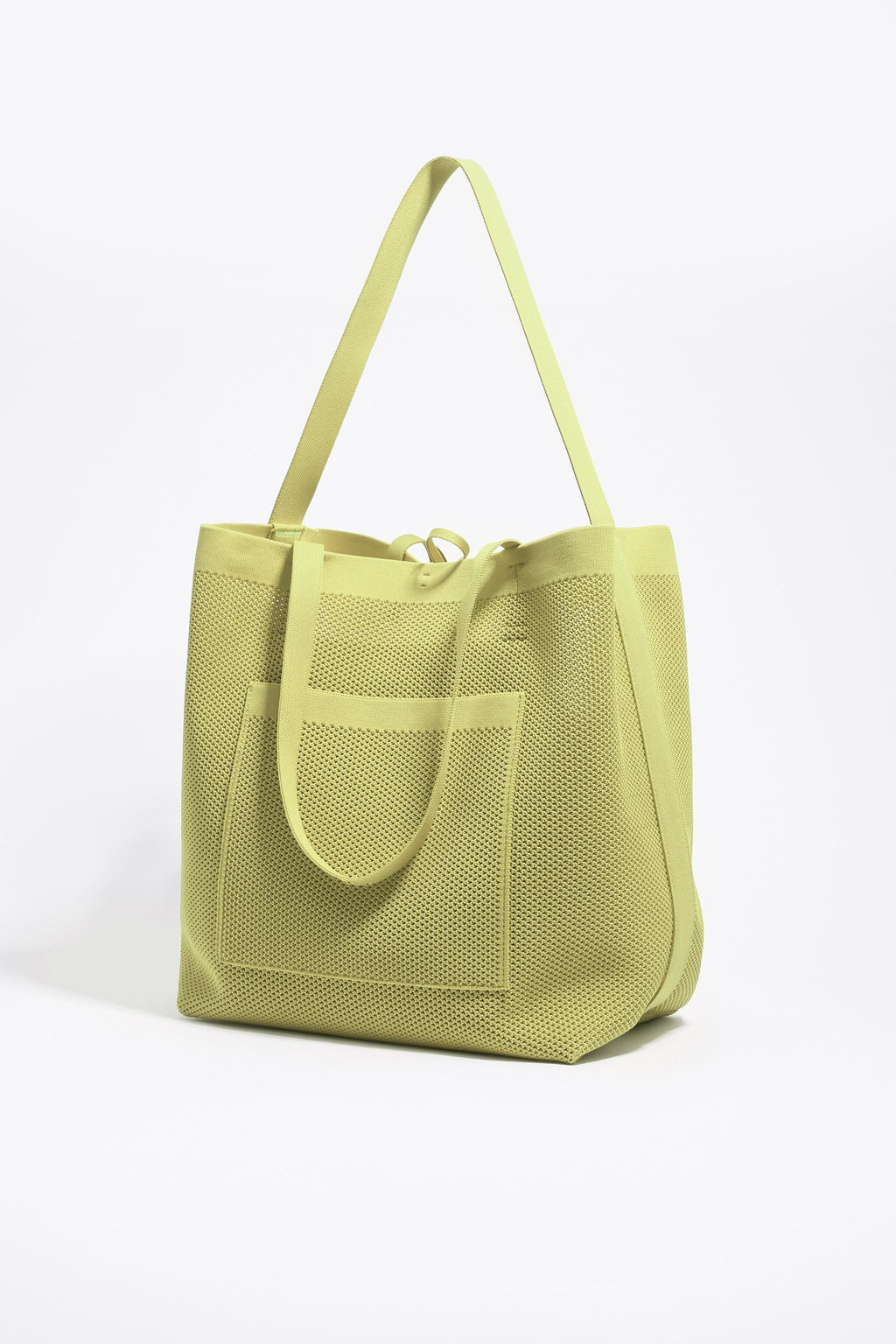 Large kiwi nylon Chihuahua shopper bag