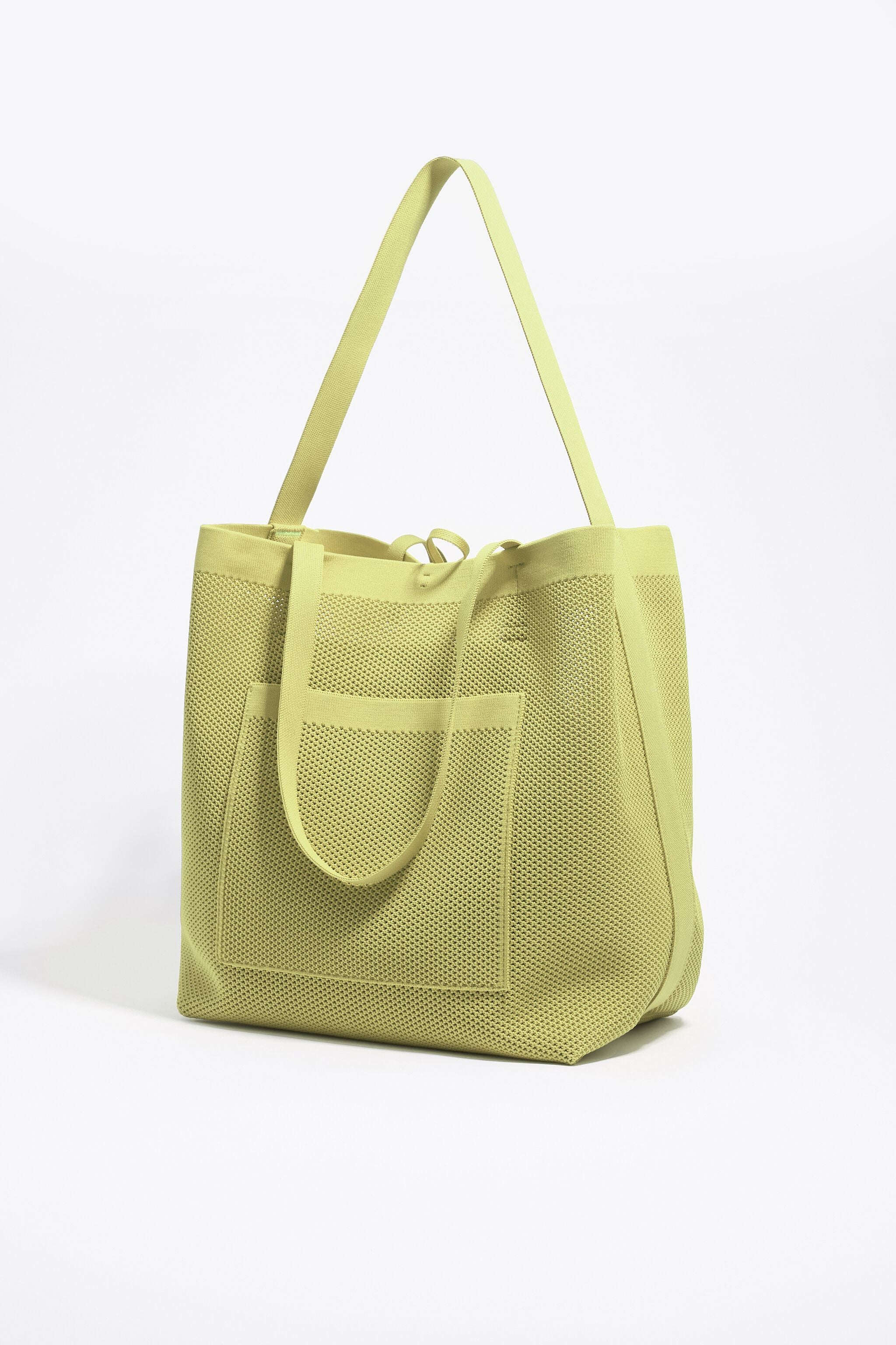 Large kiwi nylon Chihuahua shopper bag