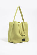 Large kiwi nylon Chihuahua shopper bag