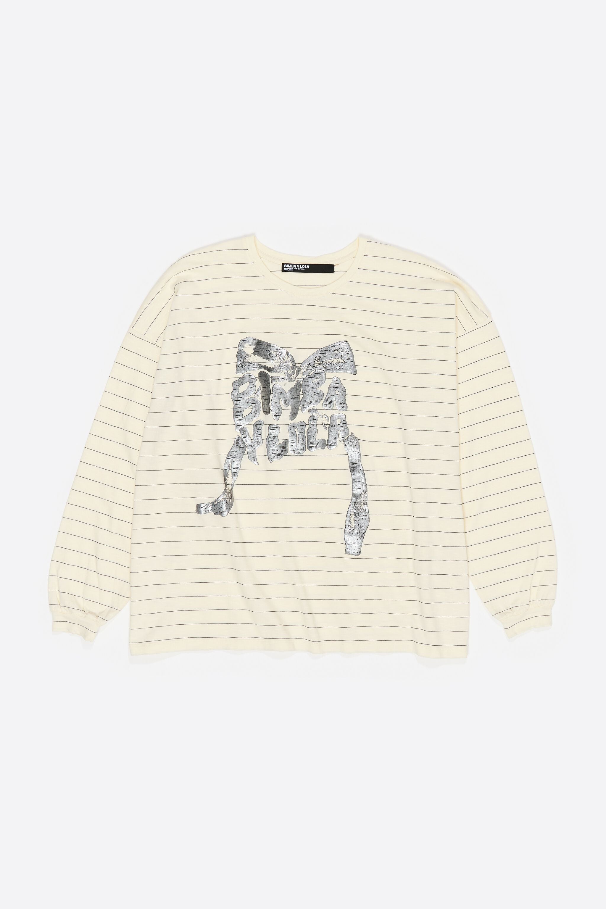 Oversize vanilla logo tie T-shirt
