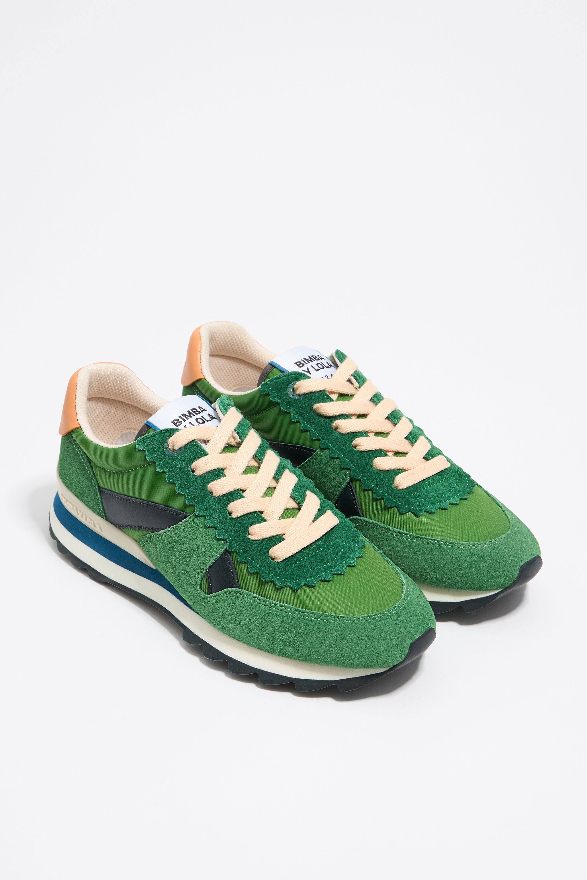 Green 13 19 technical sneaker